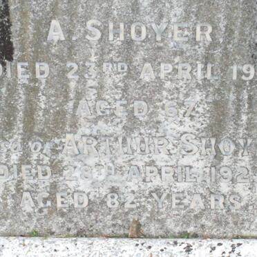 SHOYER A. -1915 :: SHOYER Arthur -1929