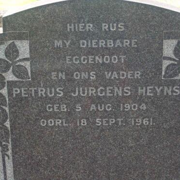 HEYNS Petrus Jurgens 1904-1961