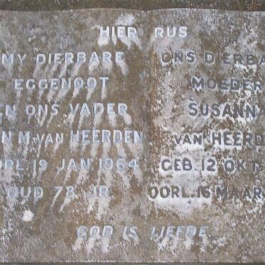 HEERDEN Jan M.,van -1964 &amp; Susanna 1891-1985