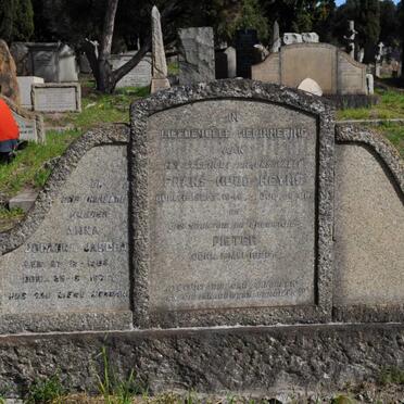 HEYNS Frans Hugo -1945 &amp; Anna Johanna Jacoba 1884-1976 :: HEYNS Pieter -1926