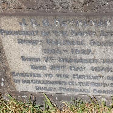 HEYNEMAN J.G.B.  1861-1927