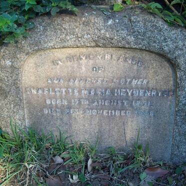 HEYDENRYCH Charlotte Maria 1851-1940