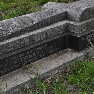 HEROLD F.W. 1840-1921 :: HEROLD Thomas B. 1863-1961 &amp; Maisie -1917