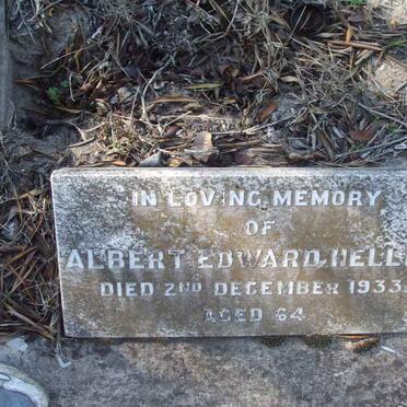 HELLIS Albert Edward -1933