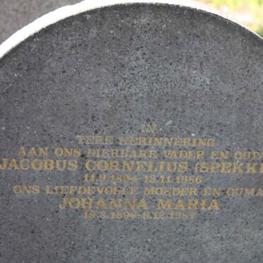 HEYNS Jacobus Cornelius 1894-1986 &amp; Johanna Maria 1896-1987