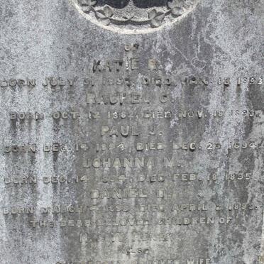 HENEKE Henry Thos. 1854-1919 &amp; Wilhelmina Johanna 1860-1903