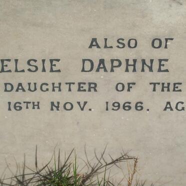 HIGGO Elsie Daphne -1966