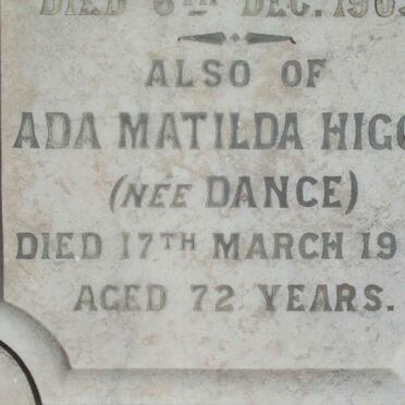 HIGGO Ada Matilda nee DANCE -1941