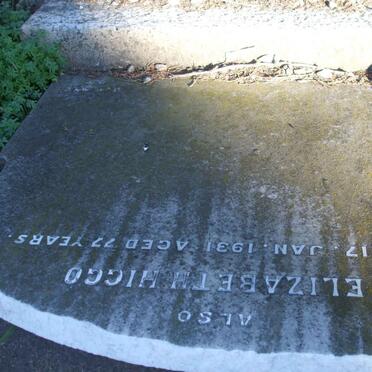 HIGGO Elizabeth -1931