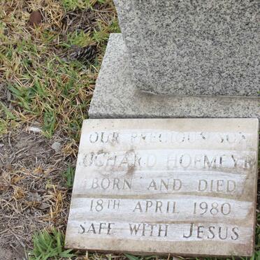 HOFMEYR Richard 1980-1980