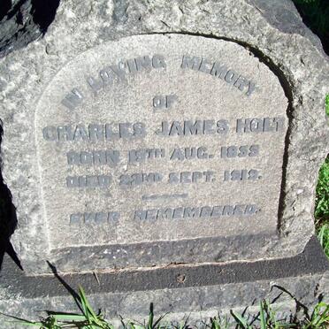 HOLT Charles James 1855-1919