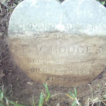 HODGES F.V. 1923-1961
