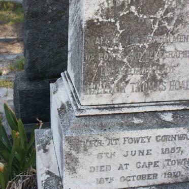 HOAL William Thomas 1857-1910