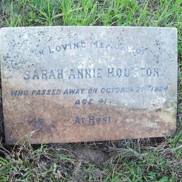 HOUSTON Sarah Annie -1924