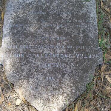 HOUTE Malatie Martha Magdalena -1894