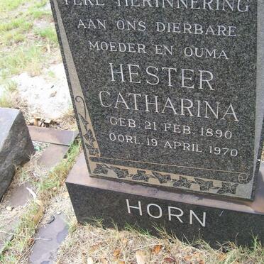 HORN Hester Catharina 1890-1970