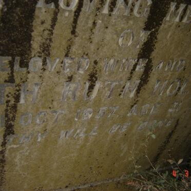 HOLMES ? Ruth -1957