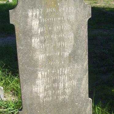 HOBBS Mary Ann -1897 :: HOBBS Maud A. -1900 