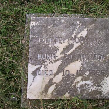 HOPKINS Olive 1891-1966