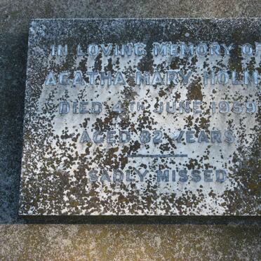 HOLME Agatha Mary -1959