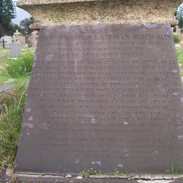 HODGSON Thomas Laidman - 1850
