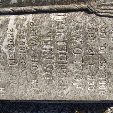 HOLLOWAY Daniel Grundlingh 1887-1966 &amp; Francina Wilhelmina 1892-1984_3