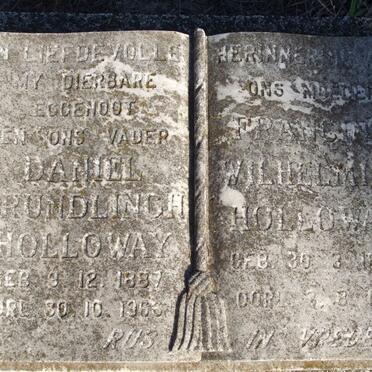 HOLLOWAY Daniel Grundlingh 1887-1966 &amp; Francina Wilhelmina 1892-1984_1