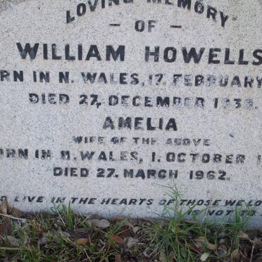 HOWELL William 1880-1939 &amp; Amelia 1881-1962