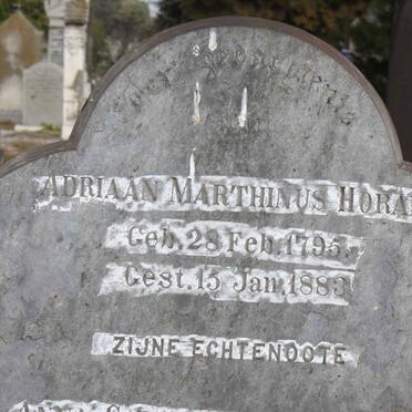 HORAK Adriaan Marthinus 1795-1883