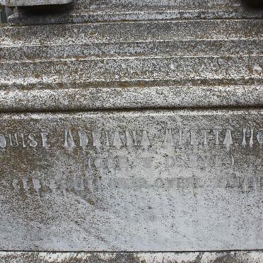 HOFMEYR Louise Adriana Aletta nee V.D. BYL  1837-1926