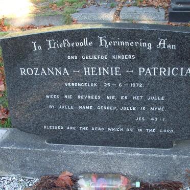 HOLTZHAUSEN Rozanna -1972, HOLTZHAUSEN Heinie -1972, GRAY Patricia -1972_2