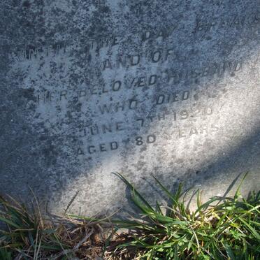 HUTCHINSON Frederick Paschoud -1920 