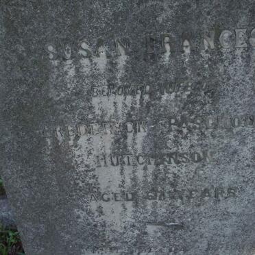 HUTCHINSON Susan Frances 