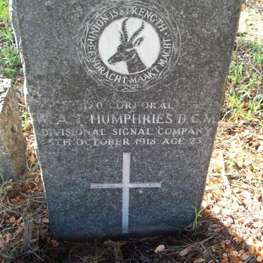 HUMPRIES W.A.T. -1918