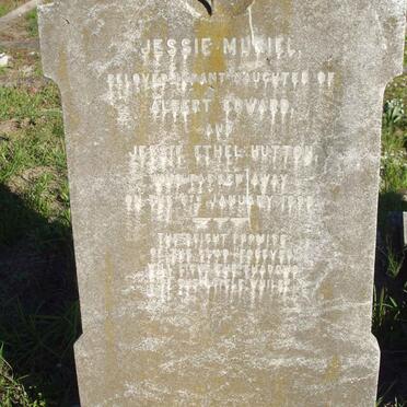 HUTTON Jessie Muriel  -1893