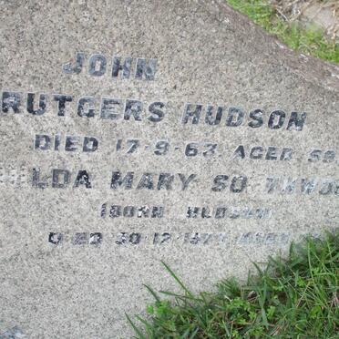 HUDSON John Rutgers 1963 :: SOUTHWOOD Hilda Mary nee HUDSON -197?