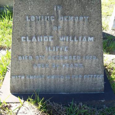 ILIFFE Claude William -1922