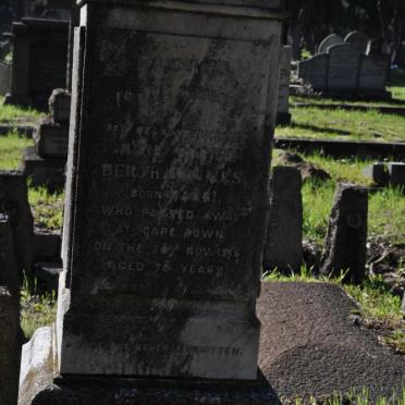 INNES Julie Sophie Bertha nee HAAS -1915