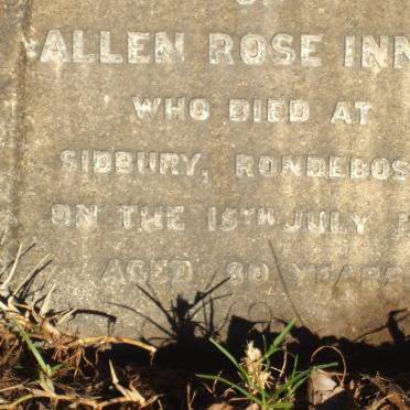 INNES Allen, ROSE -1914