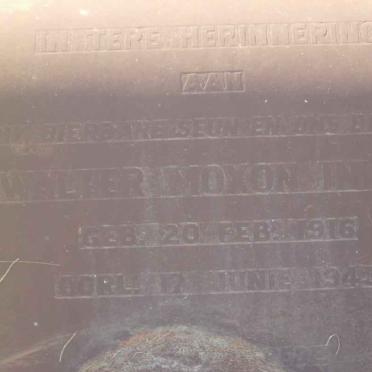 INNES Walter Moxon 1916-1943 