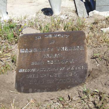 ISAAC Margaret Theresa nee COLLOPY -1954