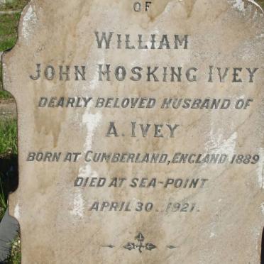IVEY William John Hosking 1889-1921 :: THOMPSON Pearle Doreen 1910-1989 :: MATHIESON Dulcie Adelia 1913-1993