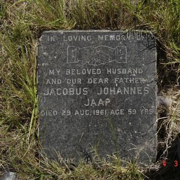 JAAP Jacobus Johannes -1961