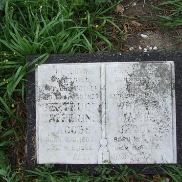 JACOBS William James 1906-1990 &amp; Gertrude Catherine 1905-1982