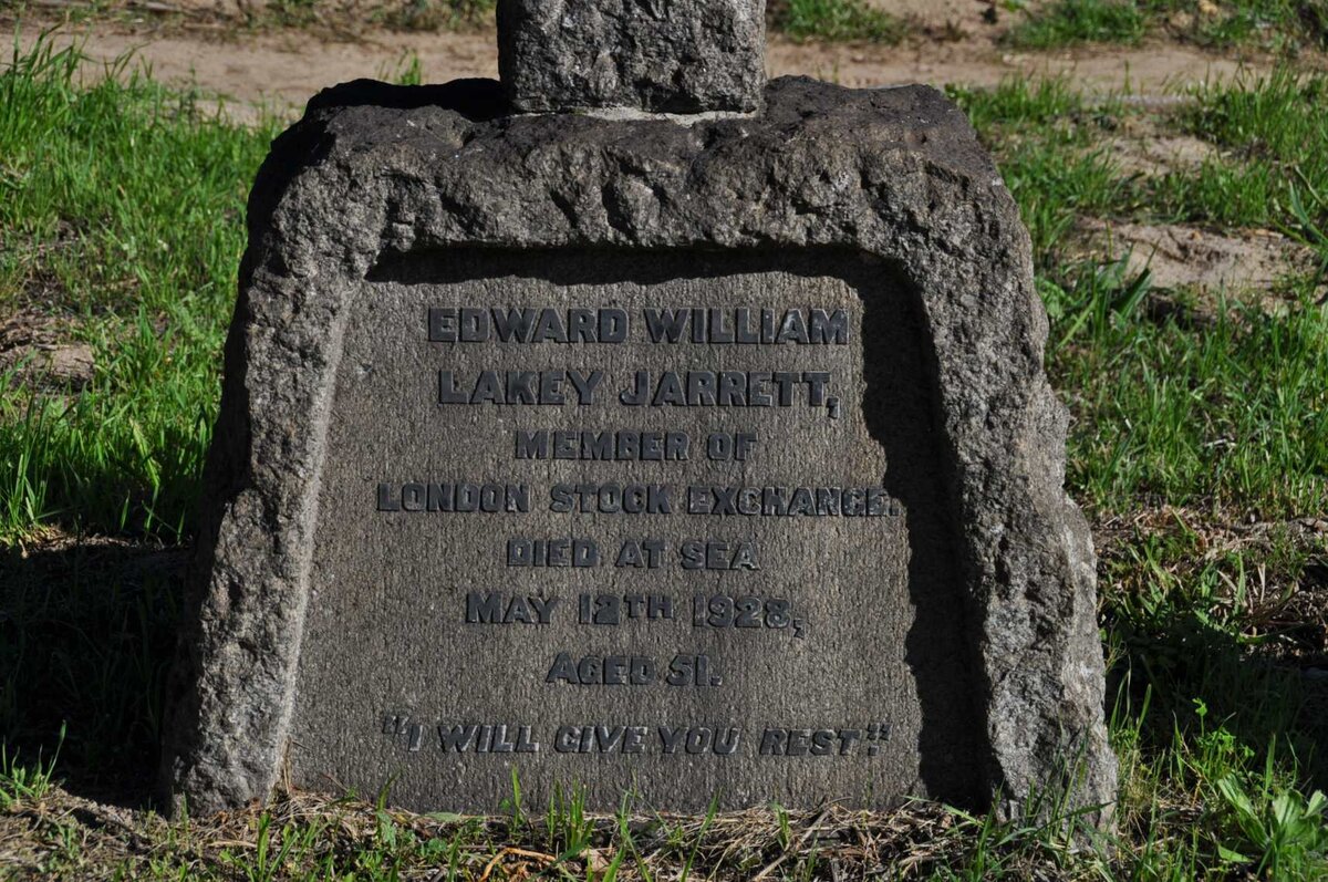 JARRETT Edward William Lakey -1928