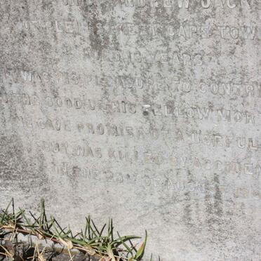 JACKSON George Reginald Andrew -1893