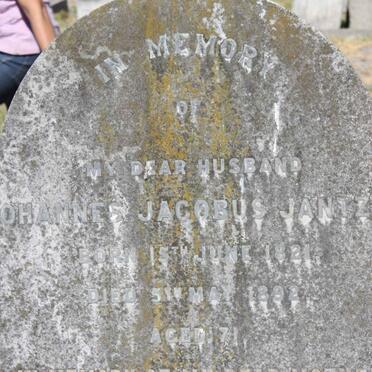 JANTZEN Johannes Jacobus 1821-1892 