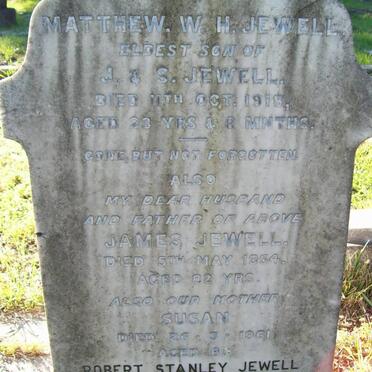 JEWELL Matthew W.H. -1918 :: JEWELL James -1954