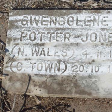 JONES Gwendolene N. Potter -1909-1974