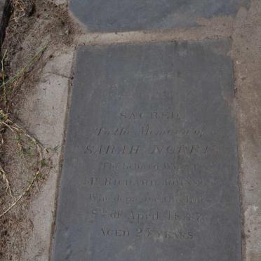 JOHNSON Sarah nee NORRIS -1847